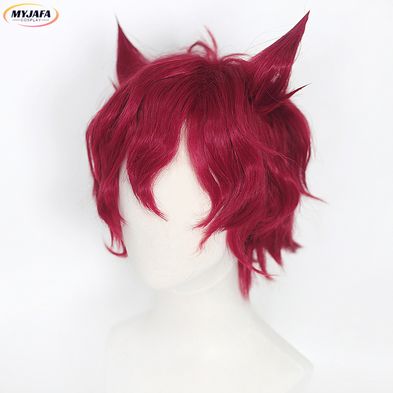 Men'S Accessories Designer - Sett Cosplay Wig Game LOL Heartsteel
