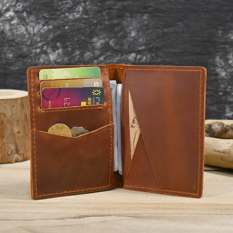 Card Case Minimalist - Da Vintage Ví Hộ Chiếu Cho