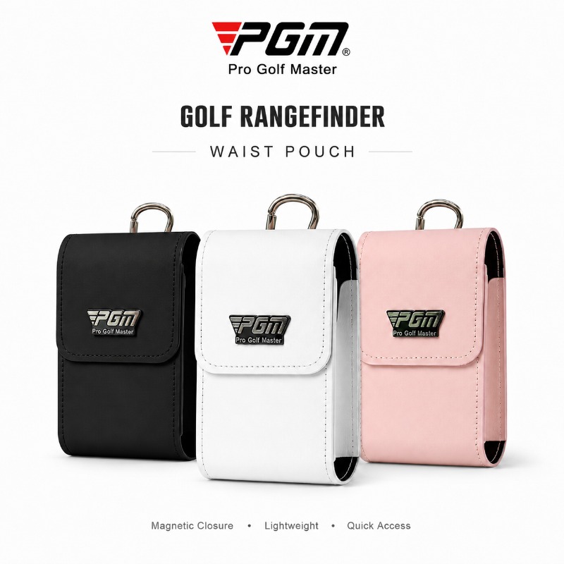 Men'S Accessories Pouch - PGM Magnetic Golf Waist Pouch Rangefinder