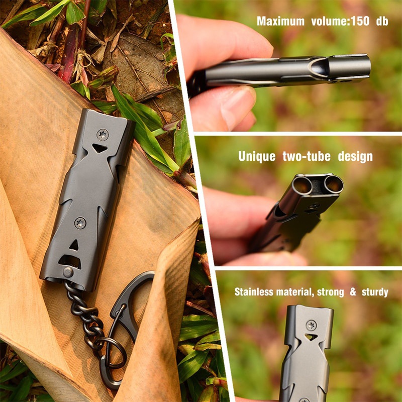 Outdoor EDC Survival Whistle H - đánh giá và giá Keychain Multi Tool