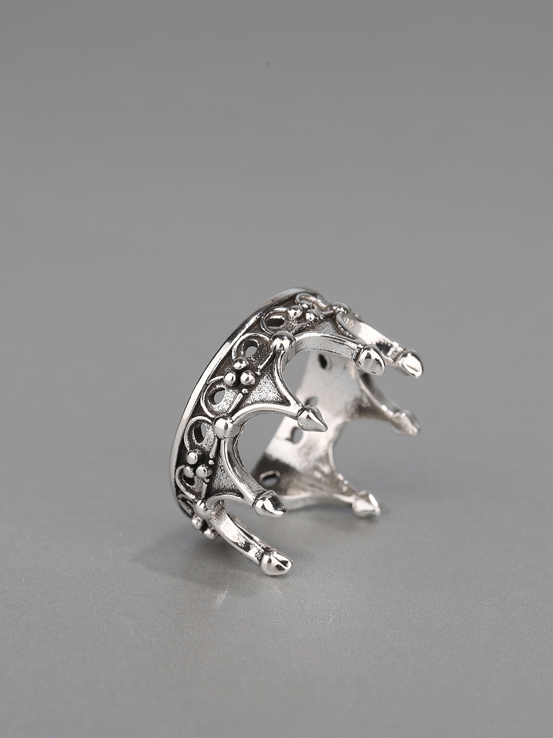 Gothic Crown Ring Adjustable O - đánh giá và giá Men'S Accessories Designer