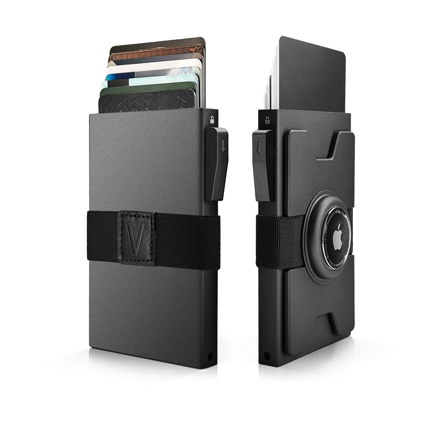 Smart Metal AirTag Wallet for  - đánh giá và giá Card Case Minimalist