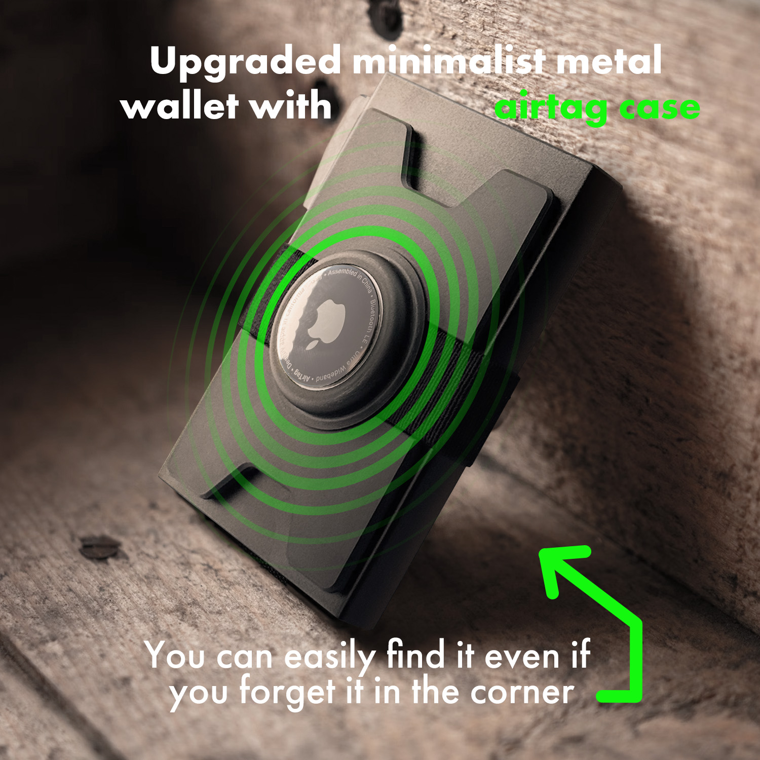 Smart Metal AirTag Wallet for  - đánh giá và giá Card Case Minimalist