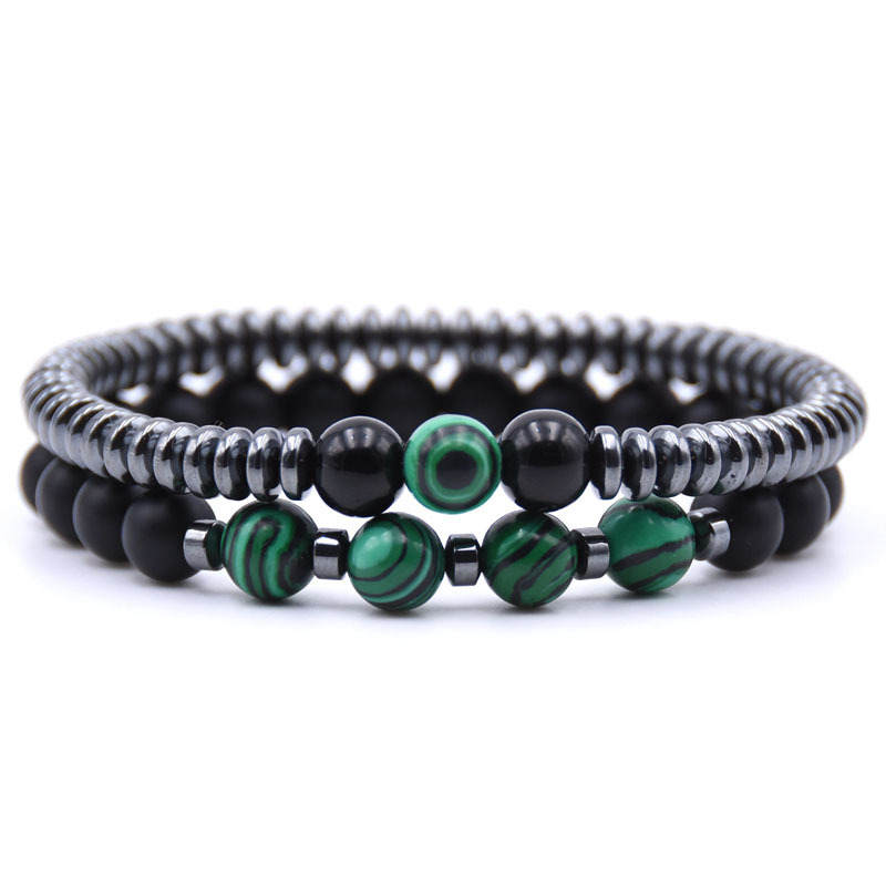 Stylish 2Pcs Men Bracelet Set  - đánh giá và giá Men'S Yoga Accessories