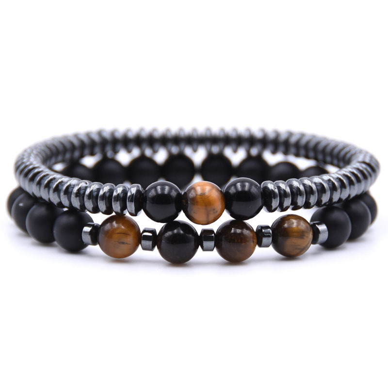 Stylish 2Pcs Men Bracelet Set  - đánh giá và giá Men'S Yoga Accessories