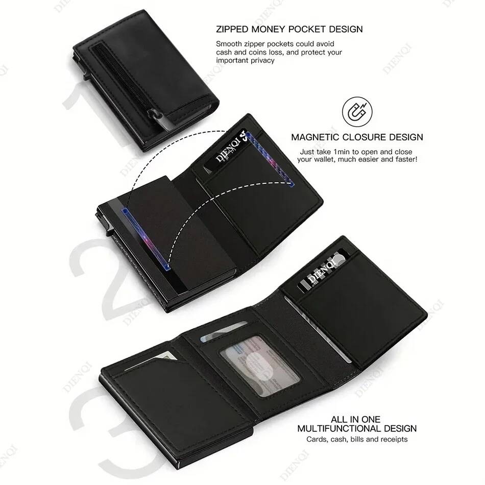 OUIO Rfid Credit Card Holder W - đánh giá và giá Card Case Minimalist