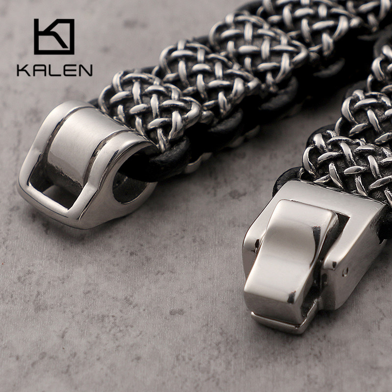 KALEN Vintage Da Liên Kết Vòng - đánh giá và giá Men Accessories Bd