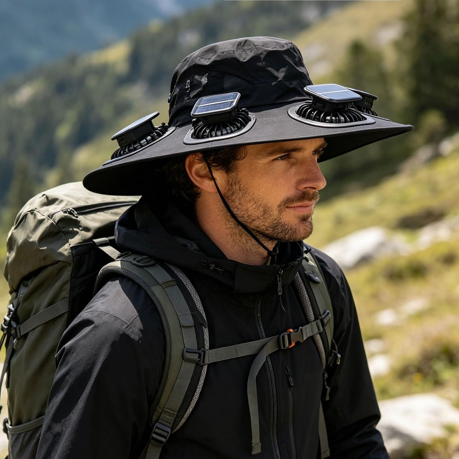 Hot 6 Fans Solar Fan Hat Breat - đánh giá và giá Men'S Accessories Designer