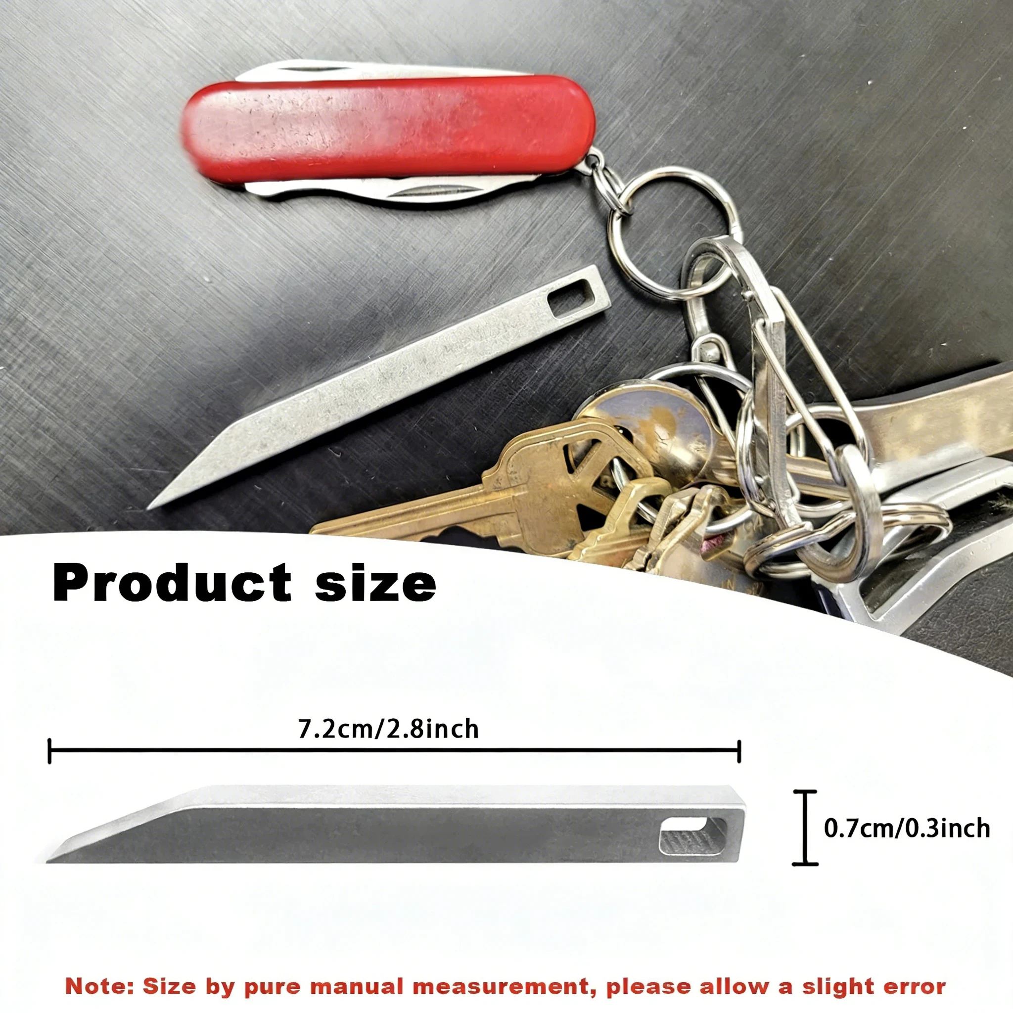Stainless Steel Heavy-Duty Key - đánh giá và giá Keychain Multi Tool
