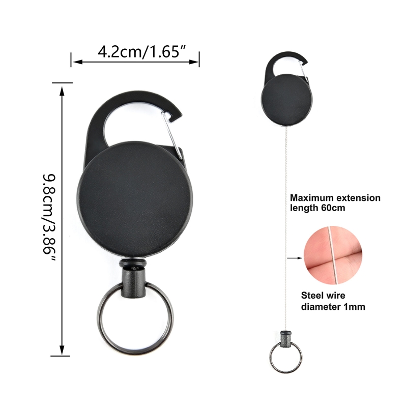 Heavy Duty Retractable Key Cha - đánh giá và giá Keychain Multi Tool
