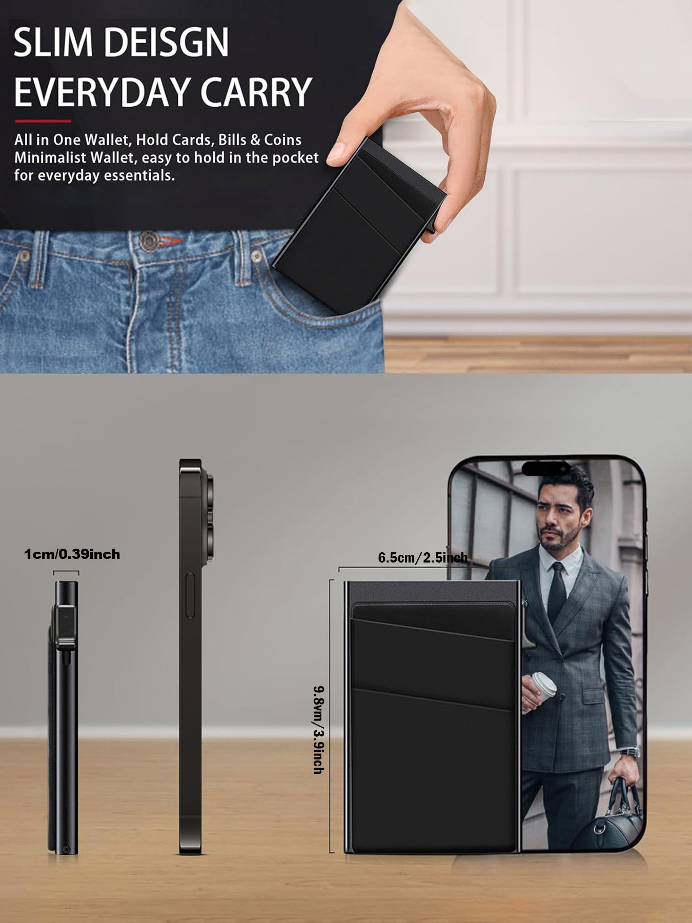 Anti-theft Cards Protectors Ca - đánh giá và giá Card Case Minimalist