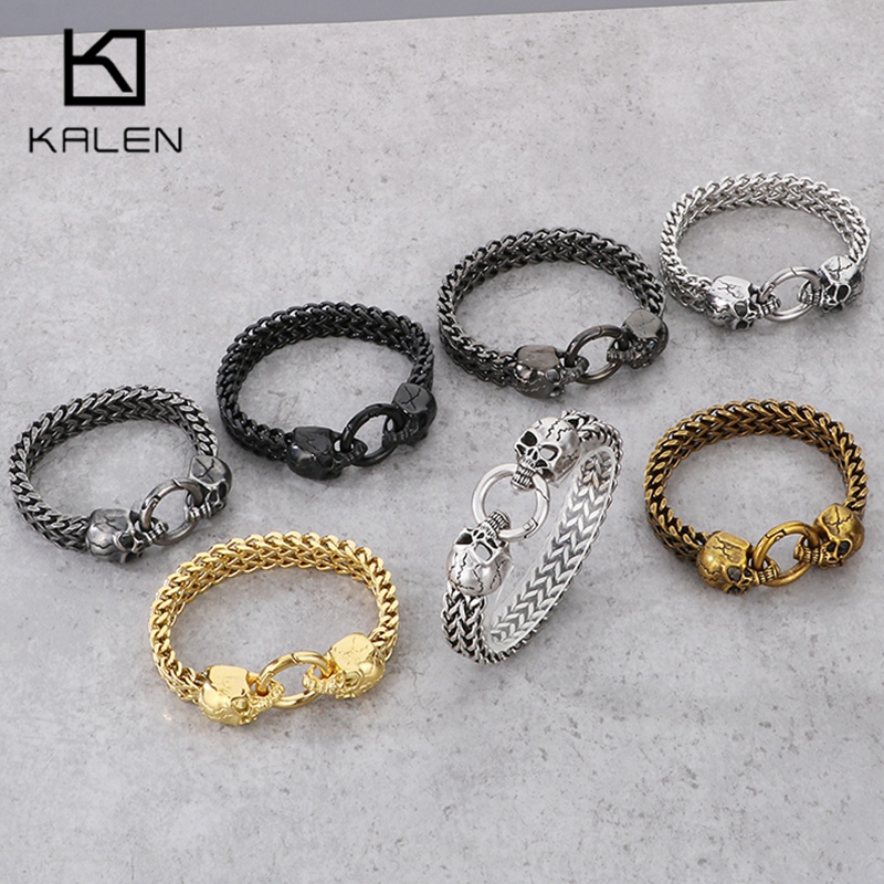 KALEN Punk Stainless Steel Sku - đánh giá và giá Men Accessories Bd