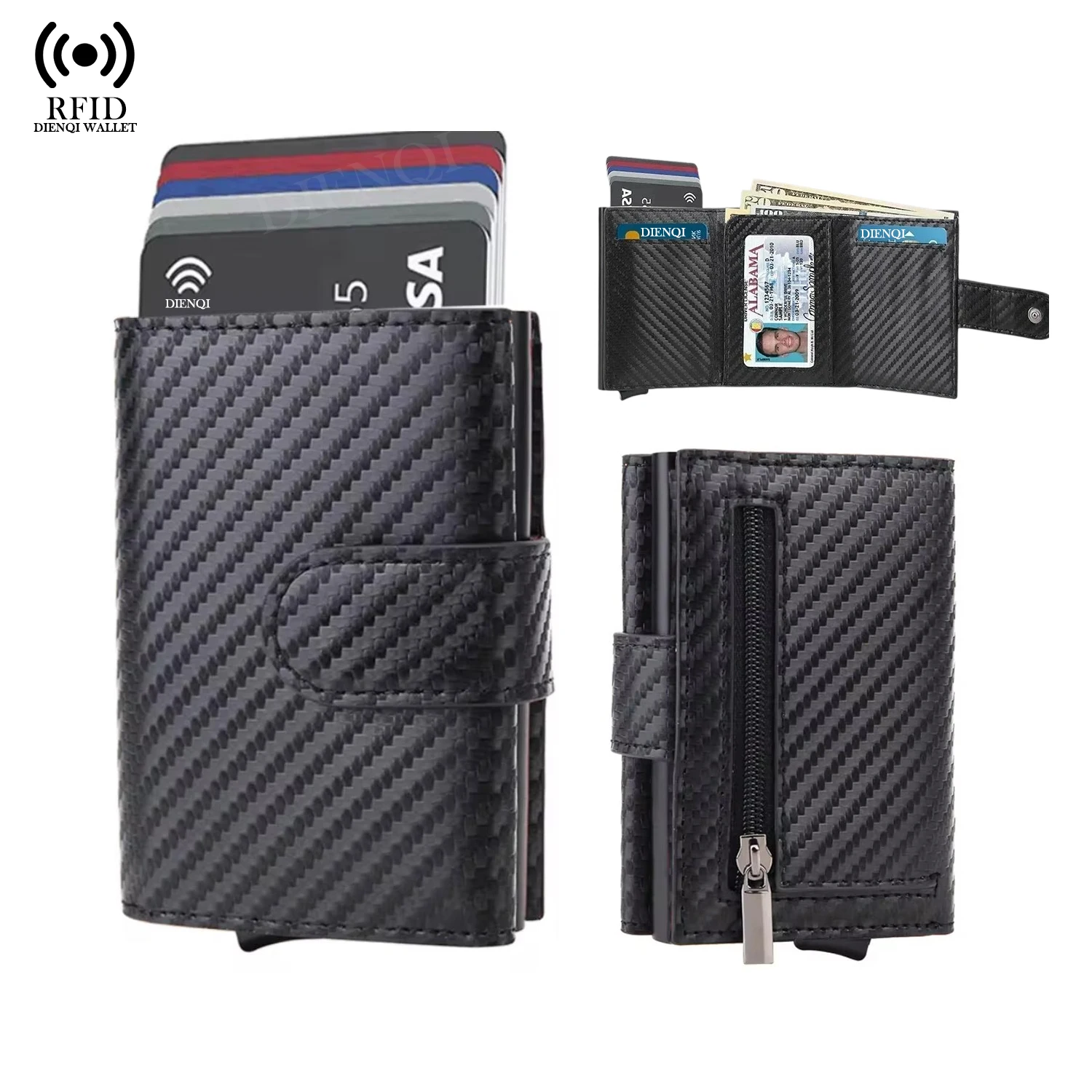 Card Holders Mens Wallet Card  - đánh giá và giá Card Case Minimalist