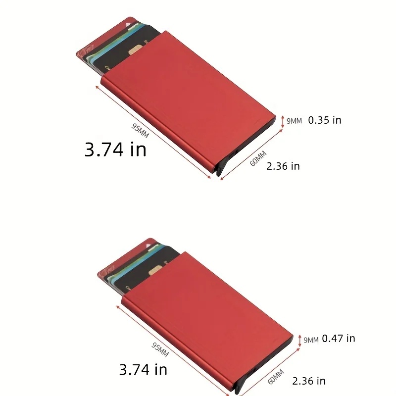 Smart Wallet Card Holder Metal - đánh giá và giá Card Case Minimalist