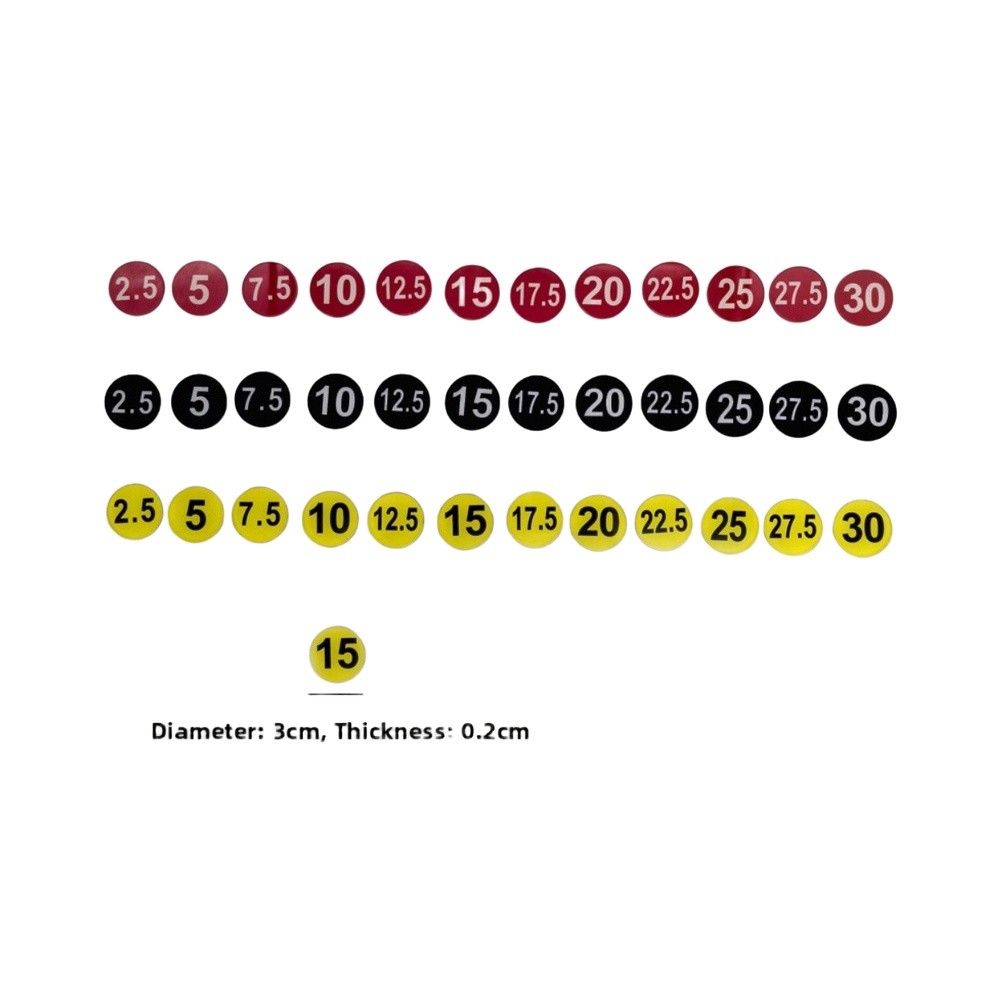Weight Rack Label Stickers 5kg - đánh giá và giá Men Accessories Usa