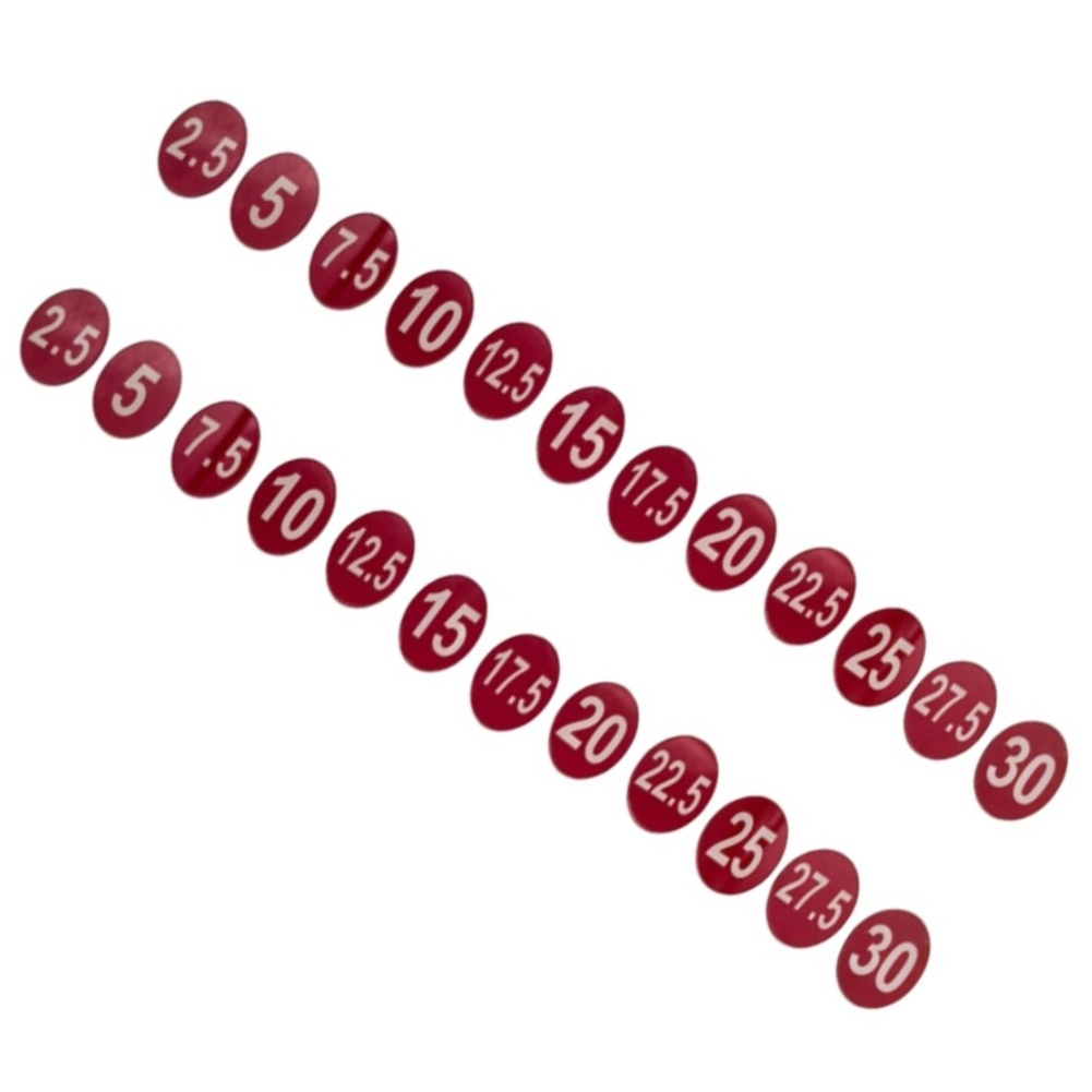 Weight Rack Label Stickers 5kg - đánh giá và giá Men Accessories Usa