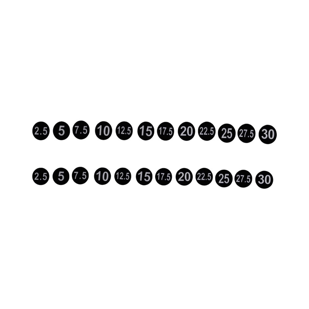 Weight Rack Label Stickers 5kg - đánh giá và giá Men Accessories Usa