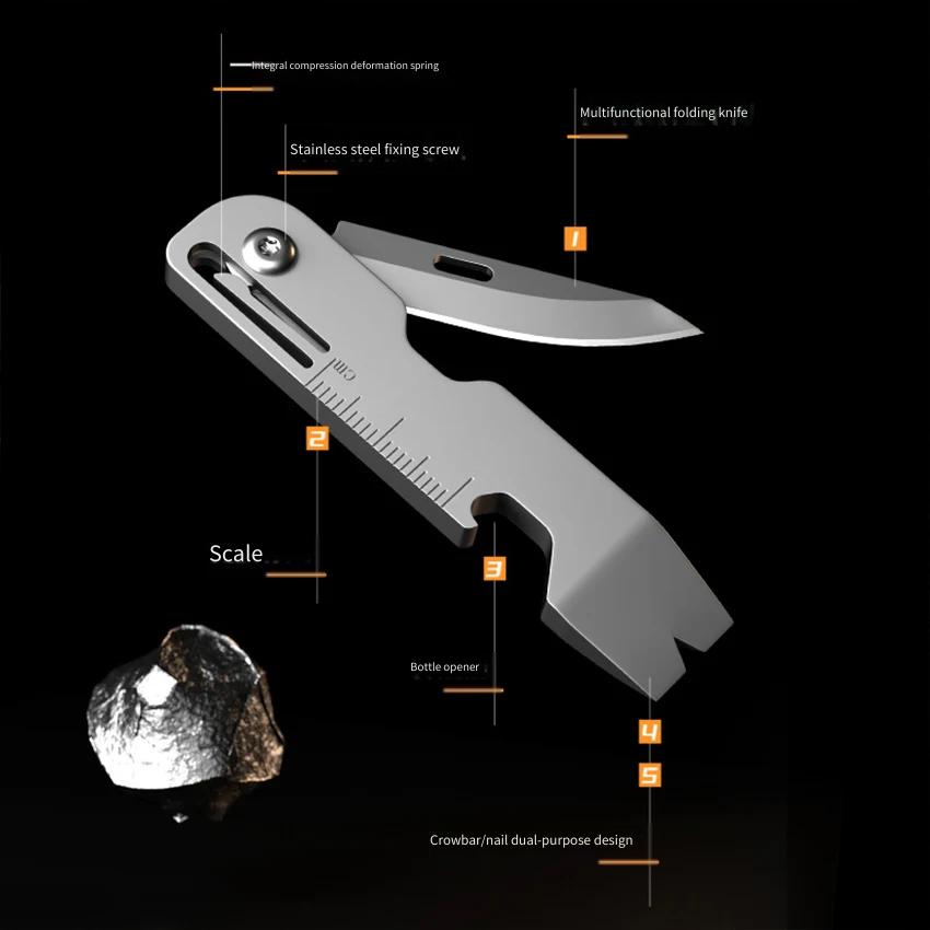 Titanium Alloy Multi-Function  - đánh giá và giá Keychain Multi Tool