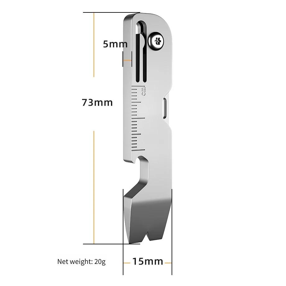 Titanium Alloy Multi-Function  - đánh giá và giá Keychain Multi Tool