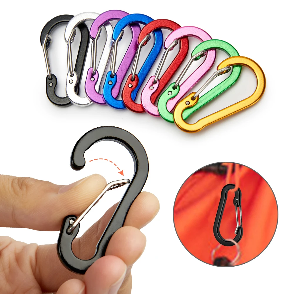 12PCS Carabiner Clip Set Touri - đánh giá và giá Keychain Multi Tool