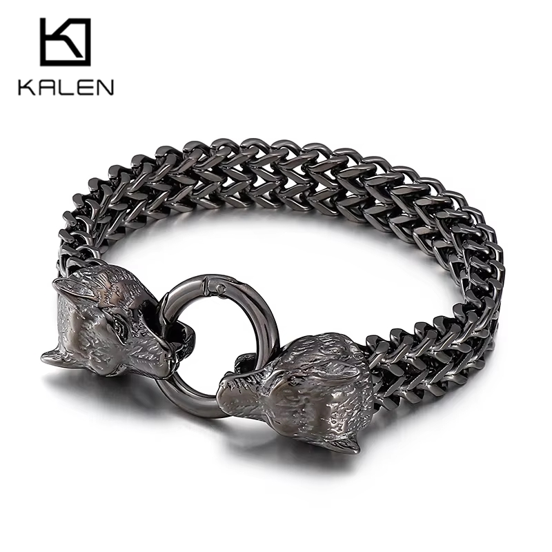 KALEN 19-23cm Rock Viking Wolf - đánh giá và giá Men Accessories Bd