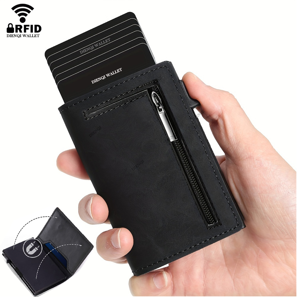 Luxury Brand RFID Credit Card  - đánh giá và giá Card Case Minimalist