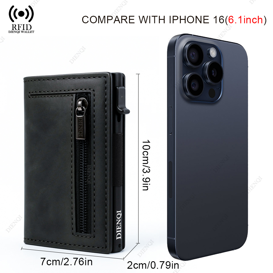 Luxury Brand RFID Credit Card  - đánh giá và giá Card Case Minimalist