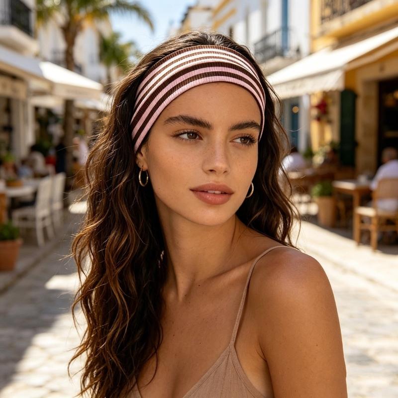 Striped Elastic Sports Headban - đánh giá và giá Men'S Yoga Accessories