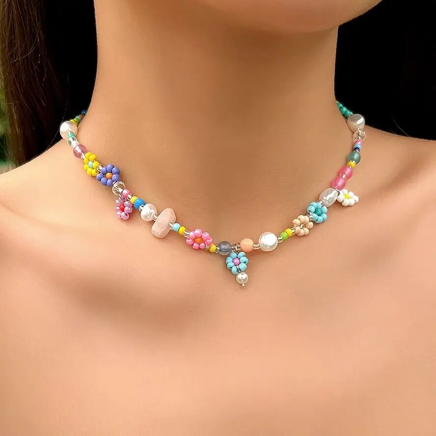 Boho Simple Beads Imitation Pe - đánh giá và giá Men Accessories Aesthetic