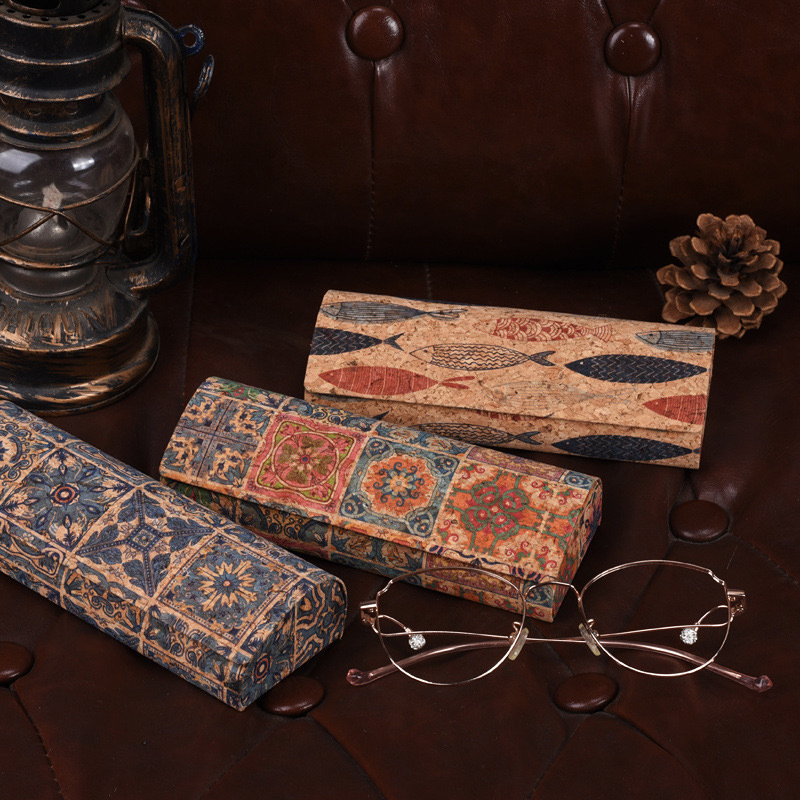 Natural Cork Glasses Case Hard - đánh giá và giá Men Accessories To Look Good