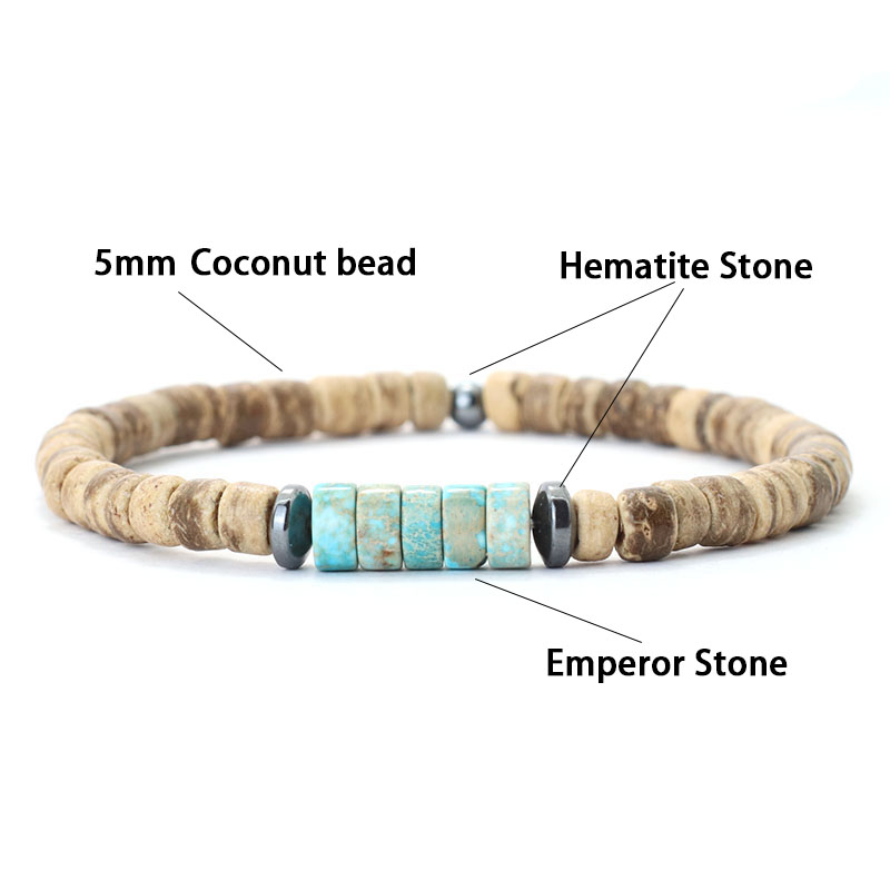 2Pcs Natural Coconut Husk Bead - đánh giá và giá Men'S Yoga Accessories