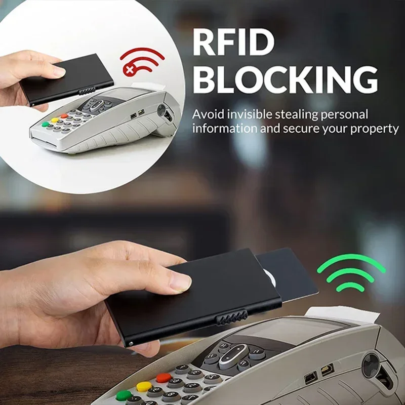Anti-RFID Blocking Wallet for  - đánh giá và giá Card Case Minimalist