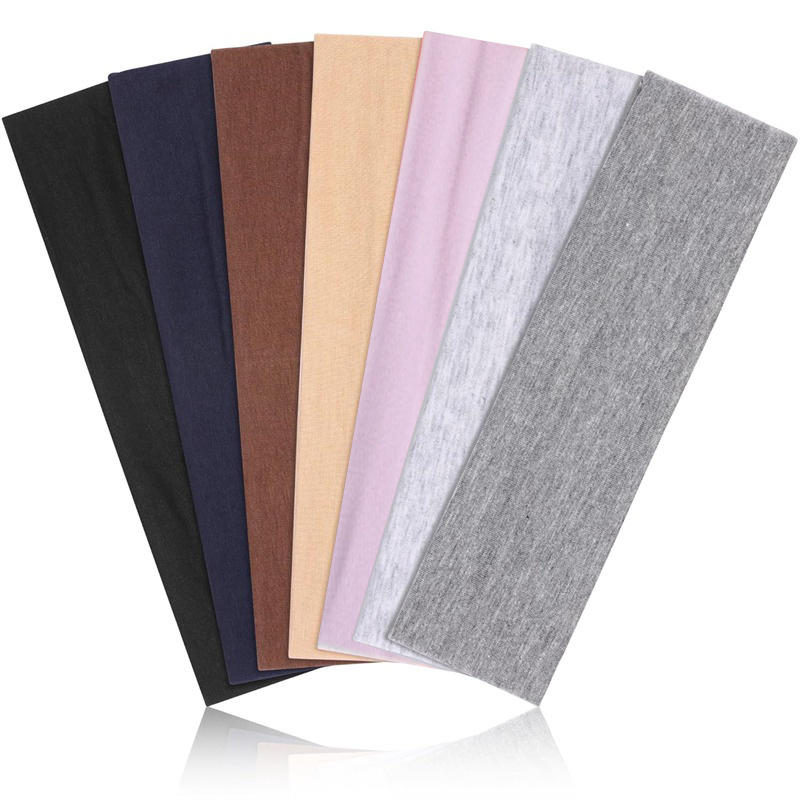 7Pcs Solid Elastic Hair Bands  - đánh giá và giá Men'S Yoga Accessories