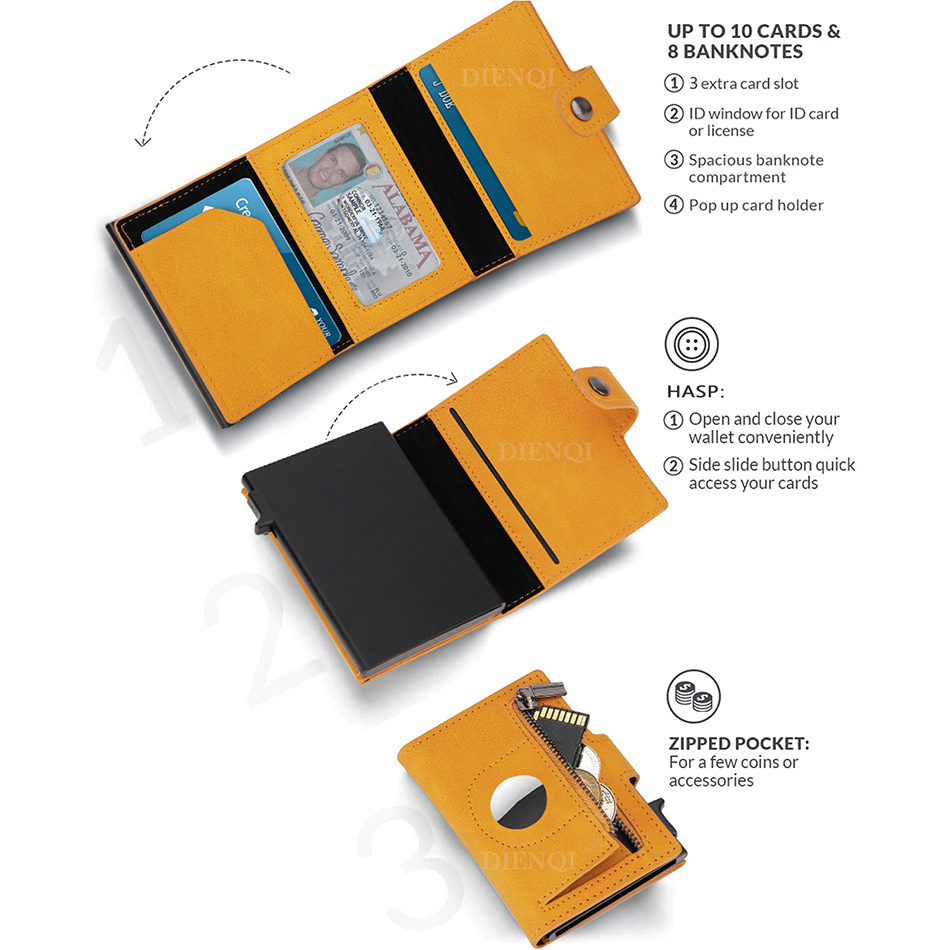 Airtag Wallet Rfid Credit Card - đánh giá và giá Card Case Minimalist